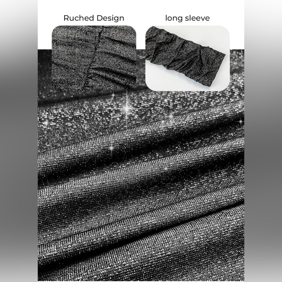 Off-Shoulder Ruched Top - Picture 2 of 2